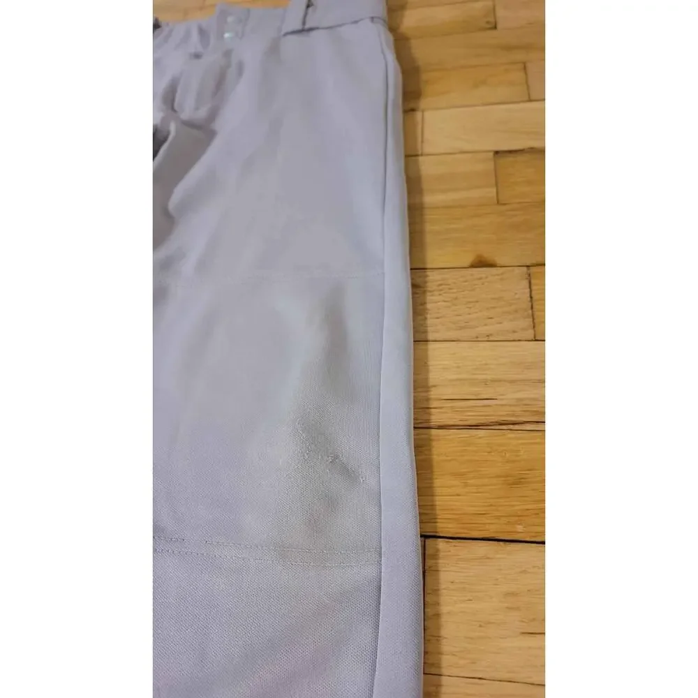 Baseball Pants‎ Elastic Bottom Softball CP Clutch Youth Large Gray Game Practice